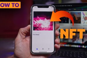 Purchasing my first NFT online with mobile phone