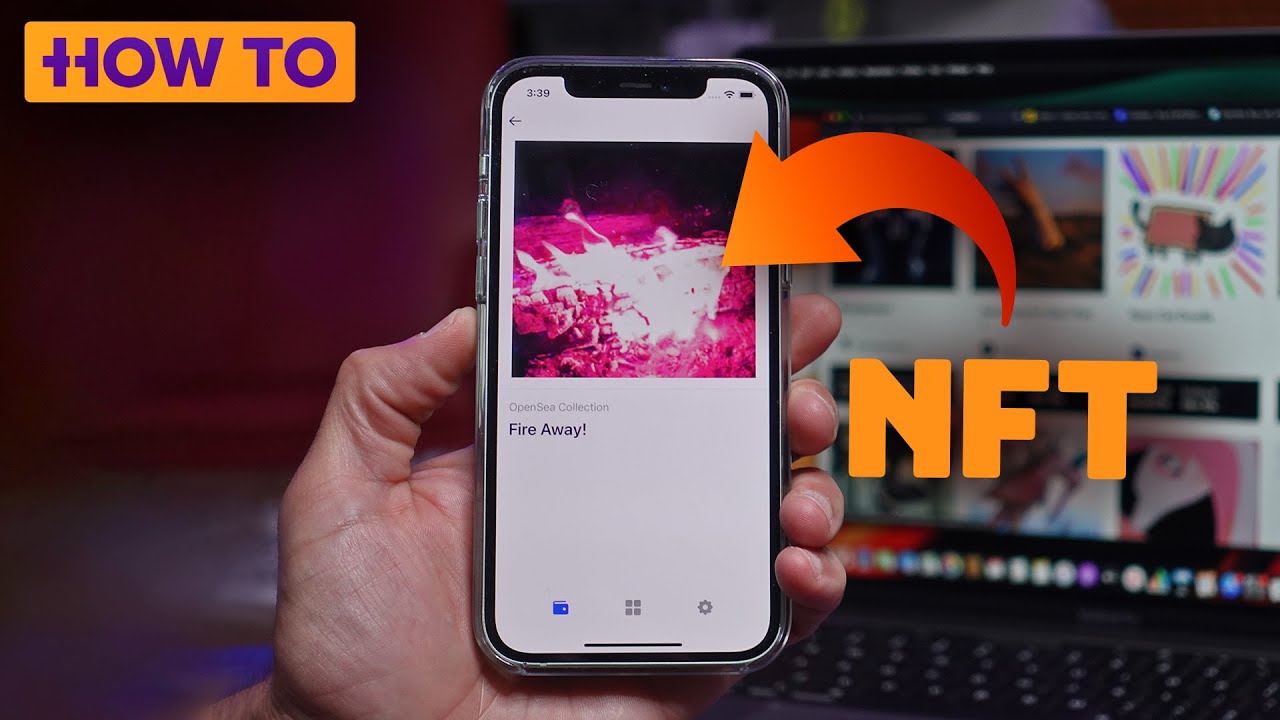 Purchasing my first NFT online with mobile phone